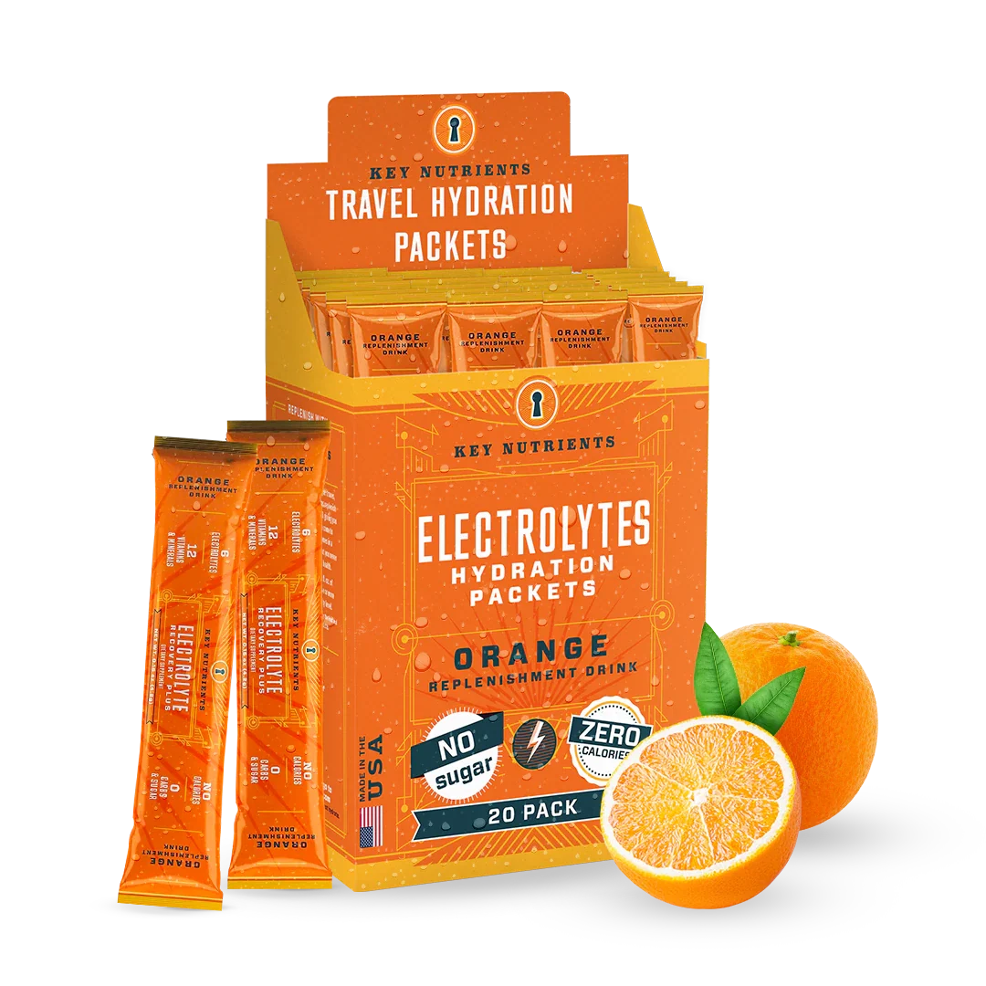 Polvo de Electrolitos Sin Azúcar Key Nutrients | Electrolyte Recovery Plus Powder Sugar-Free