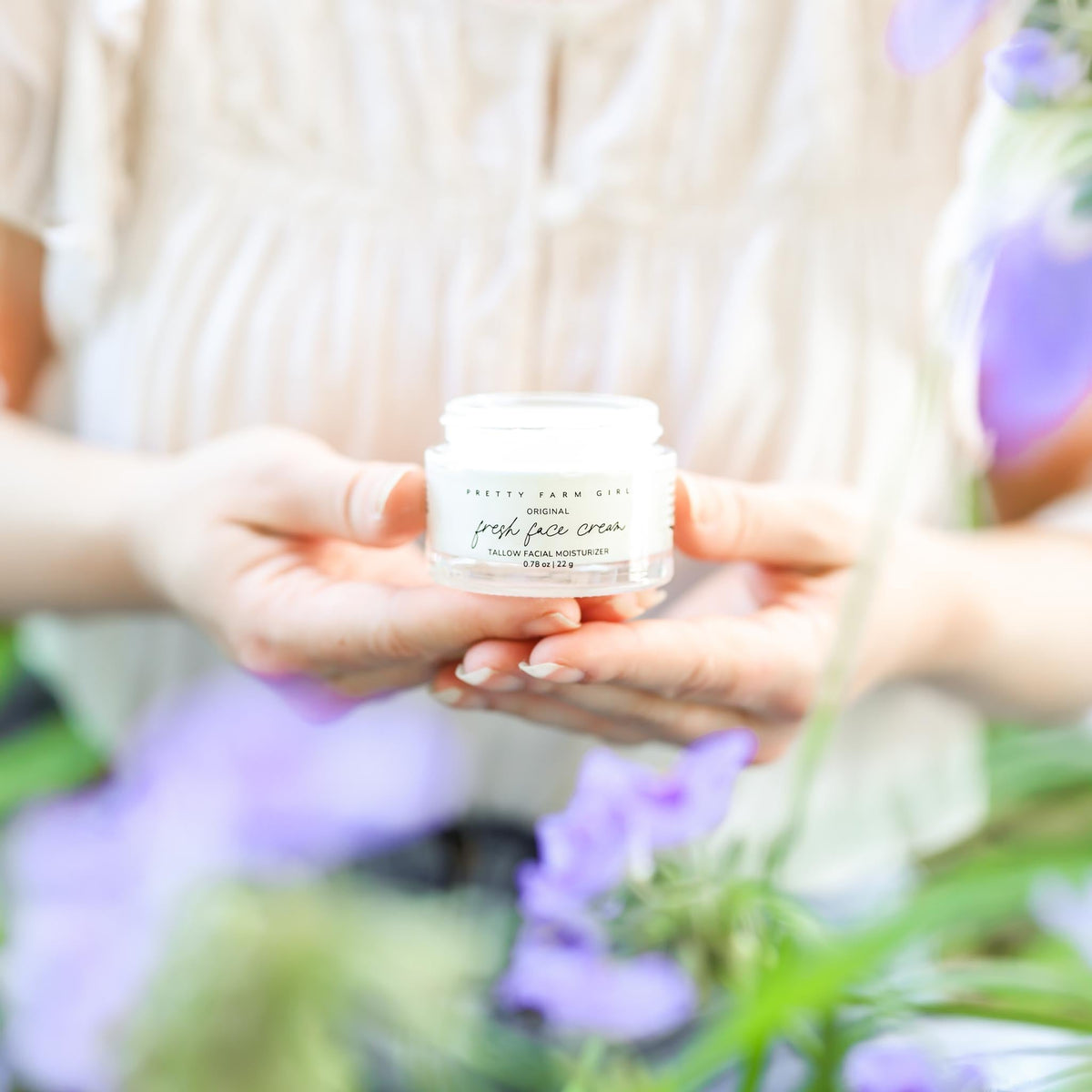 Crema Facial de Tallow Antiedad — Fresh Face Cream | Grass-Fed Tallow Moisturizer