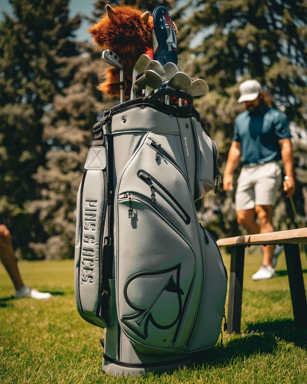 Player Preferred™ – Bolsa de Golf Cart Premium Flat Ash | Premium Golf Cart Bag