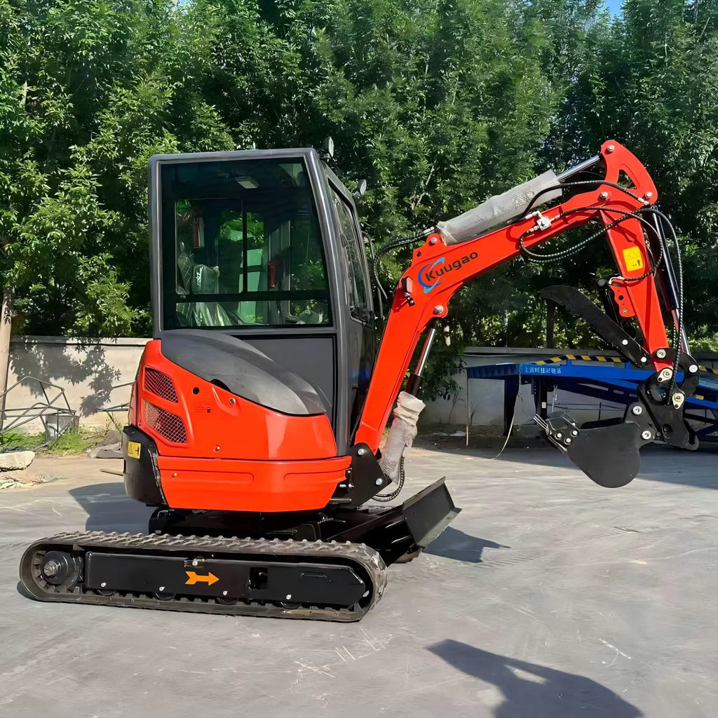 Mini Excavadora 2 ton — Motor Kubota, Orugas, Certificada CE