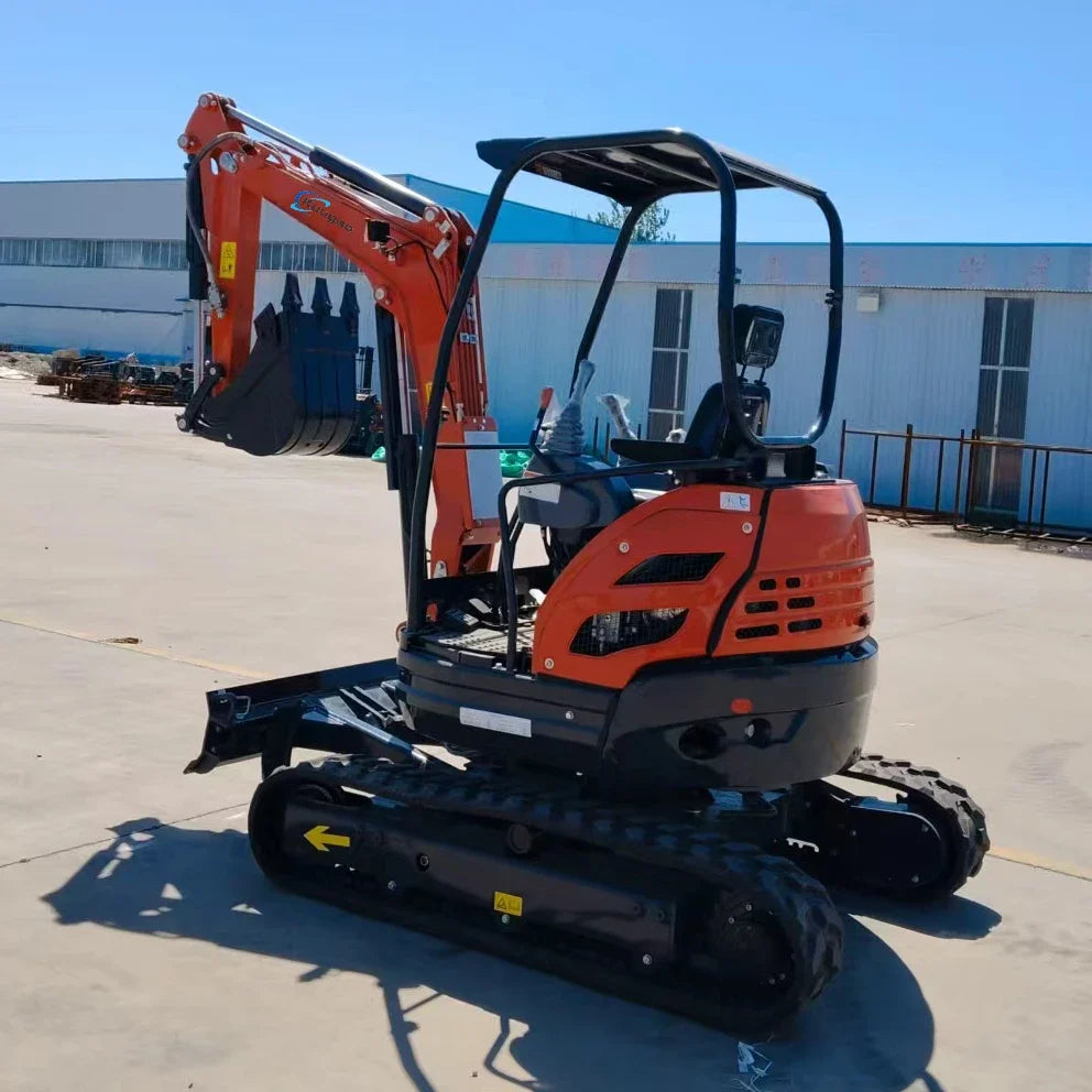Mini Excavadora 2 ton — Motor Kubota, Orugas, Certificada CE