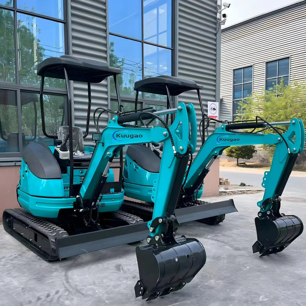 Mini Excavadora 2 ton — Motor Kubota, Orugas, Certificada CE