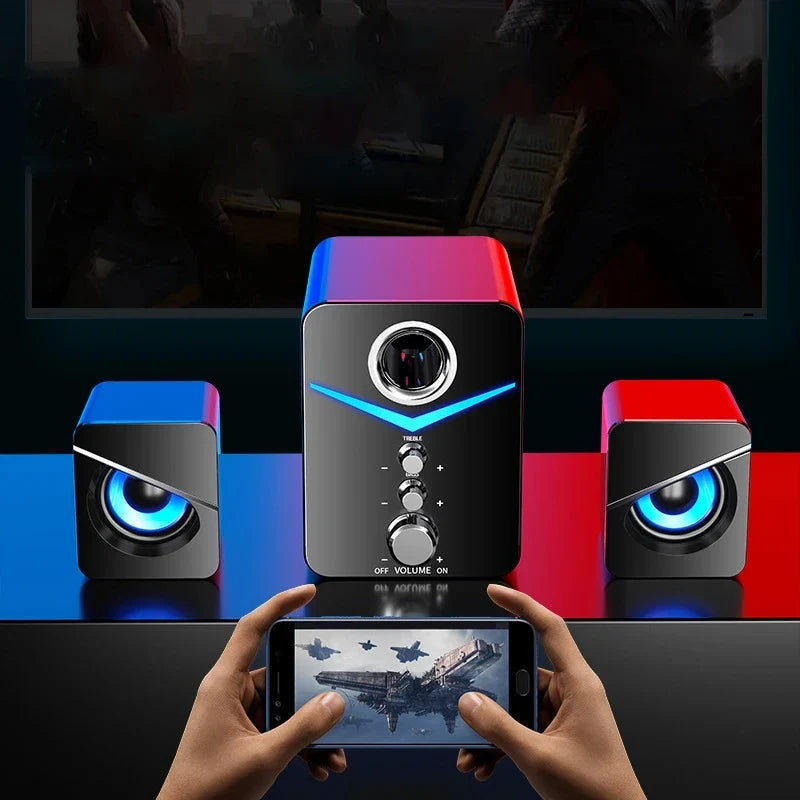 Bocina Bluetooth Mini Home Theater — Subwoofer, Soundbar para PC y Celular