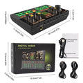 Mezclador de Audio Gaming y Streaming — Bluetooth, Cambiador de Voz, Tarjeta de Sonido