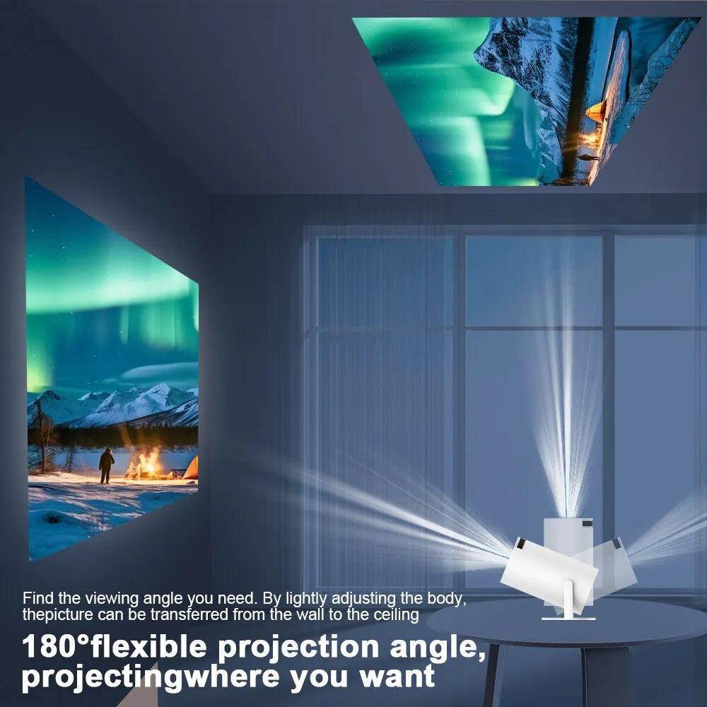Proyector 4K Portátil — Cine en Casa y Exterior