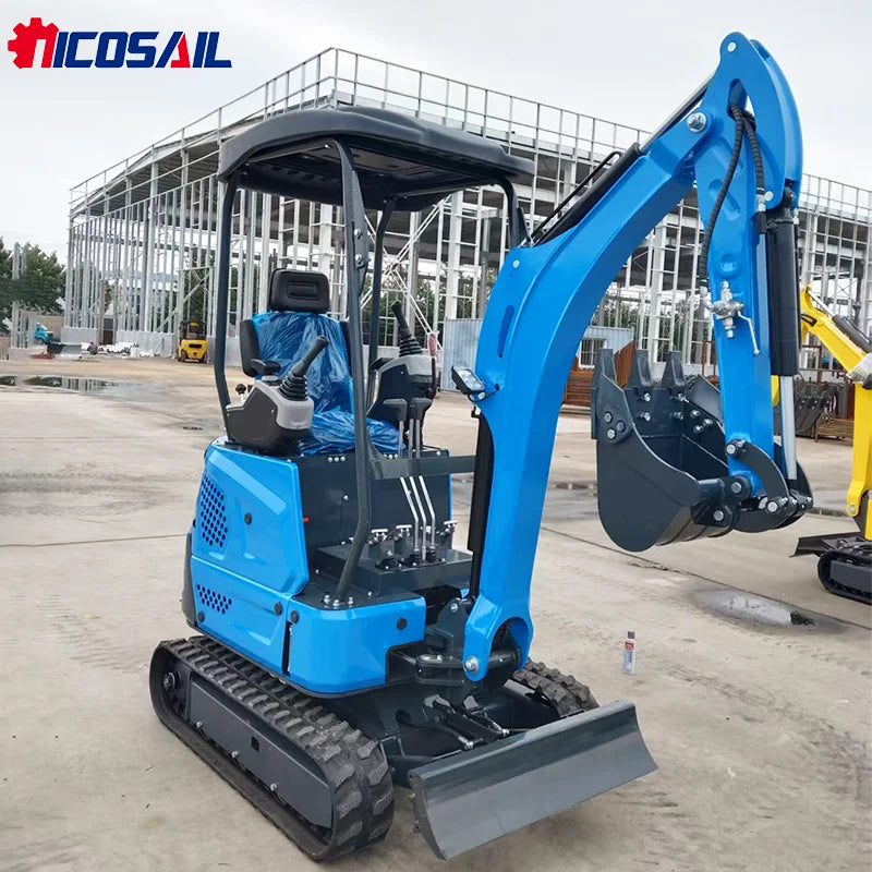 Mini Excavadora Diésel 1.8 ton — Multifuncional, Certificada CE