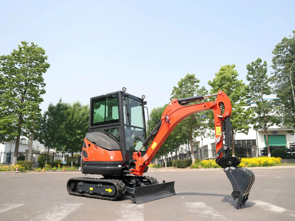 Mini Excavadora 2 ton — Motor Kubota, Orugas, Certificada CE