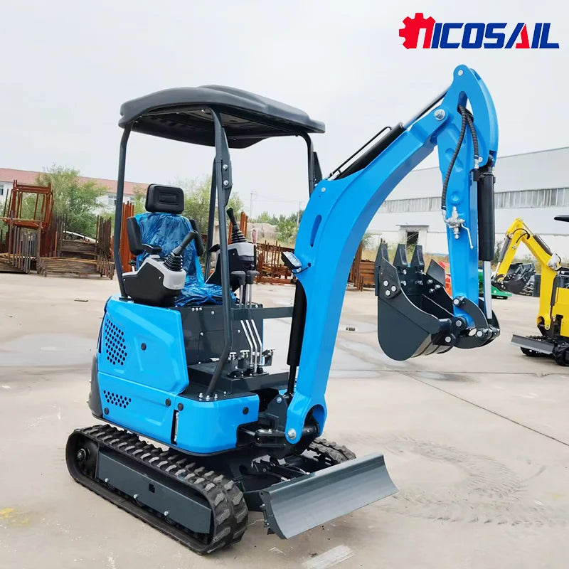 Mini Excavadora Diésel 1.8 ton — Multifuncional, Certificada CE