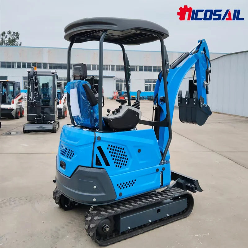 Mini Excavadora Diésel 1.8 ton — Multifuncional, Certificada CE