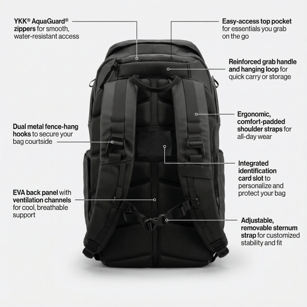 Court Caddy – Bolsa Premium para Pickleball | Premium Pickleball Bag