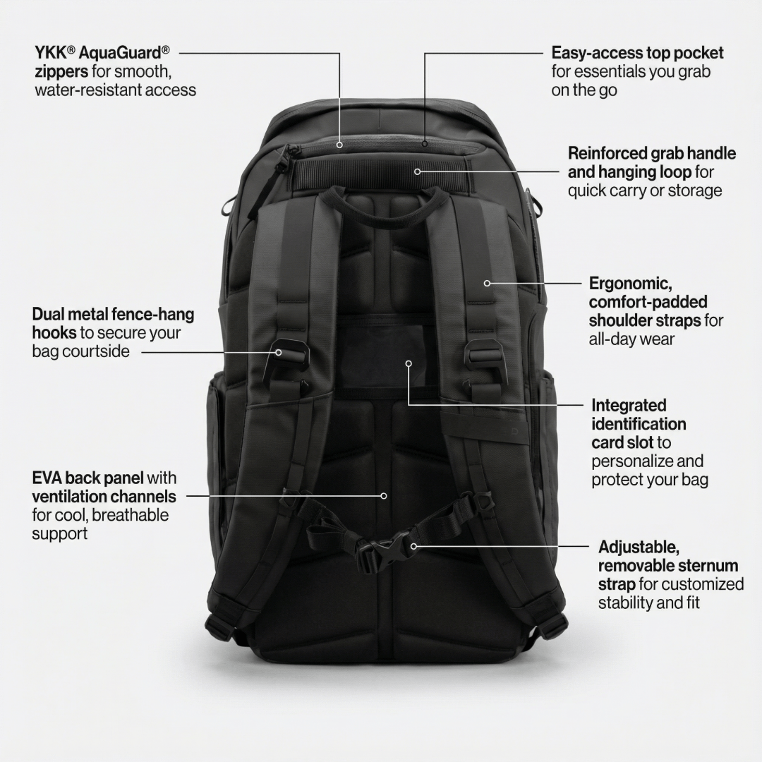 Court Caddy – Bolsa Premium para Pickleball | Premium Pickleball Bag