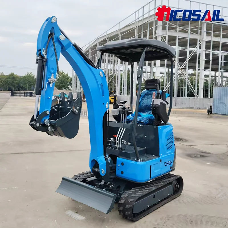 Mini Excavadora Diésel 1.8 ton — Multifuncional, Certificada CE