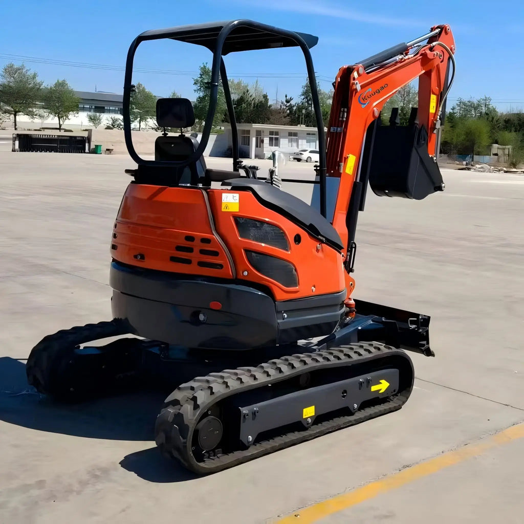 Mini Excavadora 2 ton — Motor Kubota, Orugas, Certificada CE