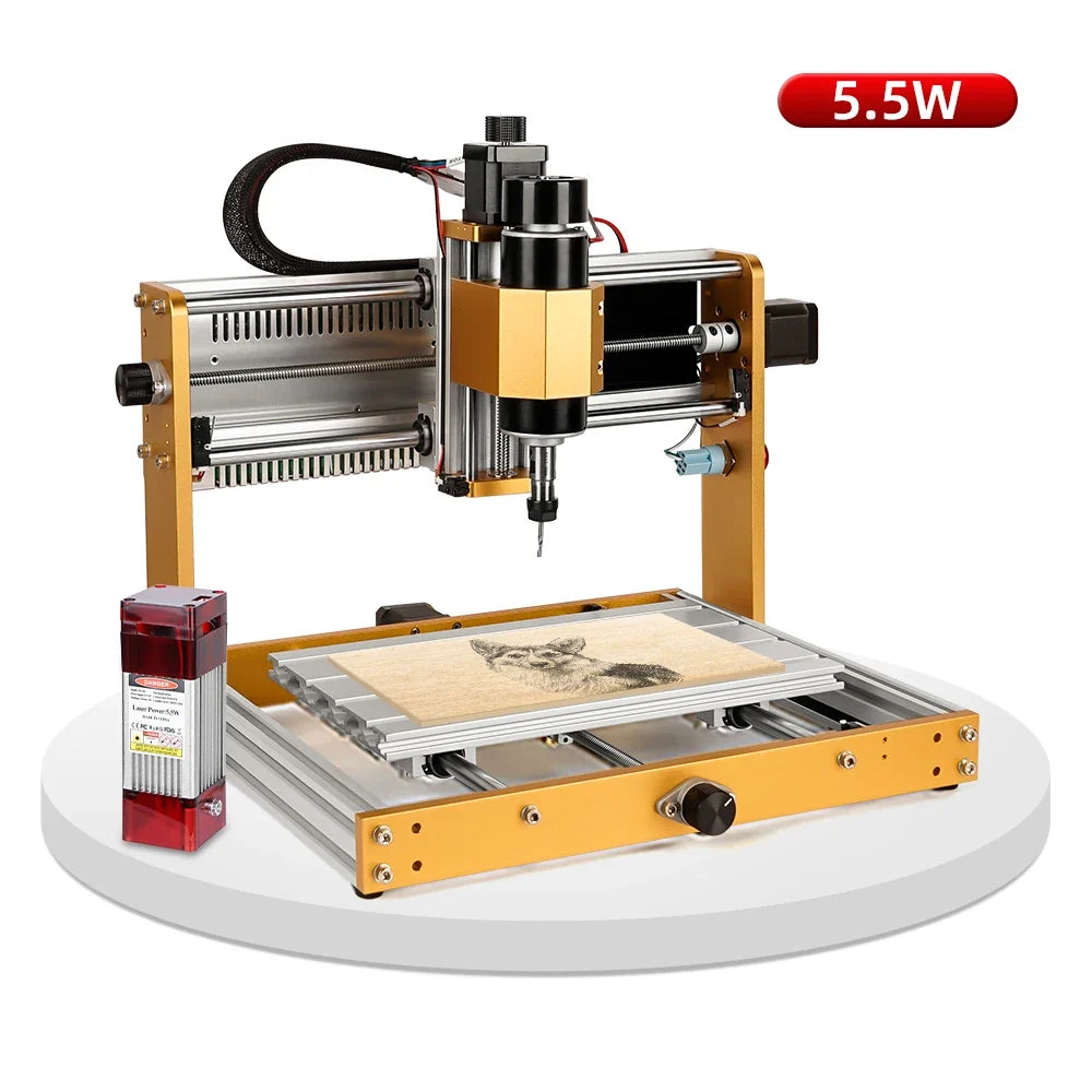 3018Pro Max CNC Router – 500W Desktop Milling Machine