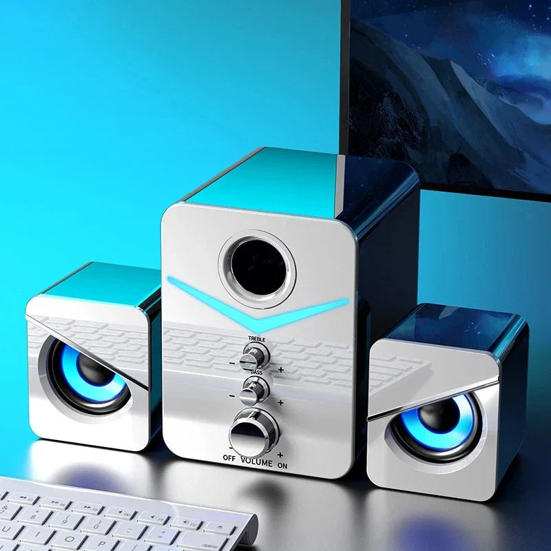 Bocina Bluetooth Mini Home Theater — Subwoofer, Soundbar para PC y Celular