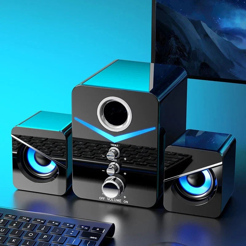 Bocina Bluetooth Mini Home Theater — Subwoofer, Soundbar para PC y Celular