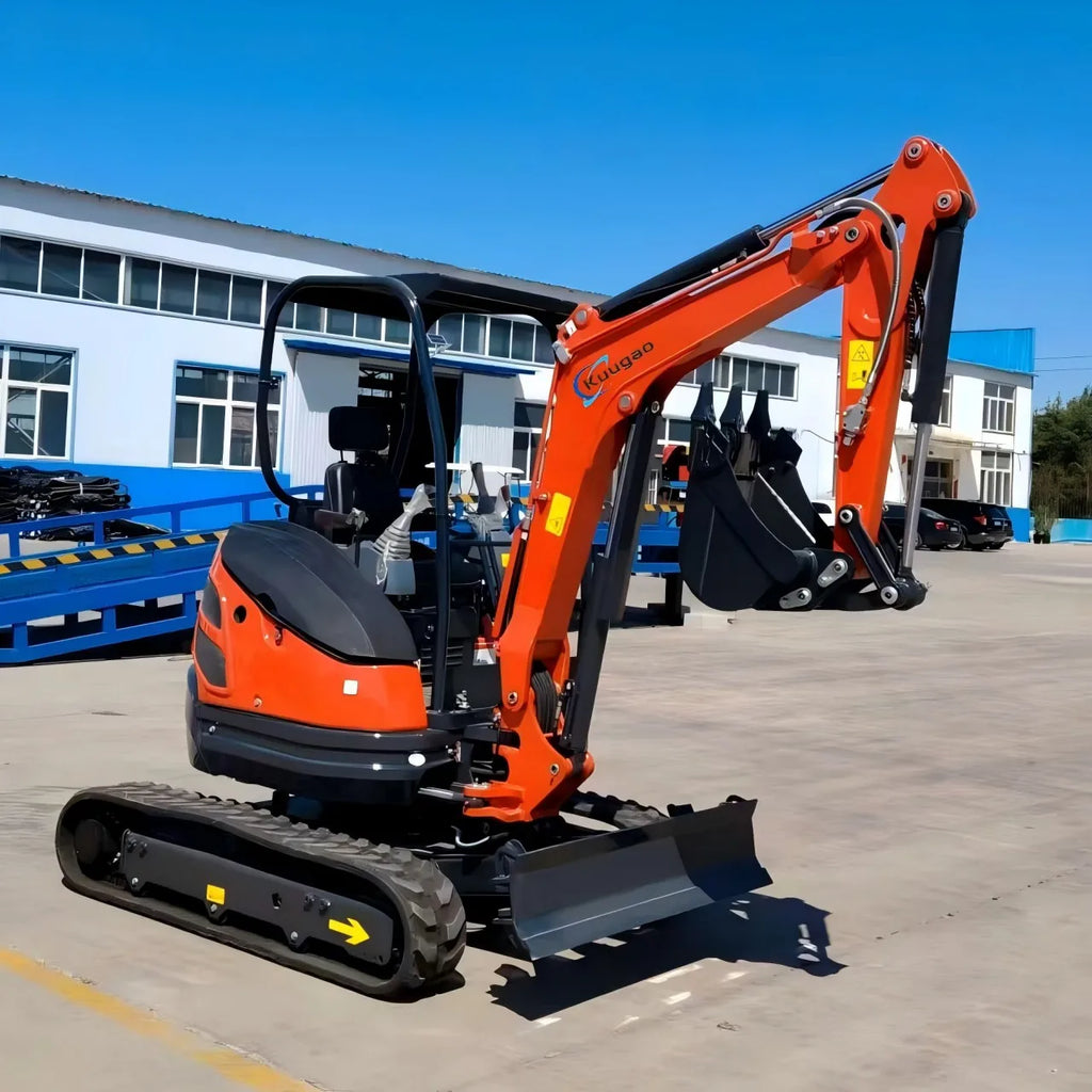 Mini Excavadora 2 ton — Motor Kubota, Orugas, Certificada CE