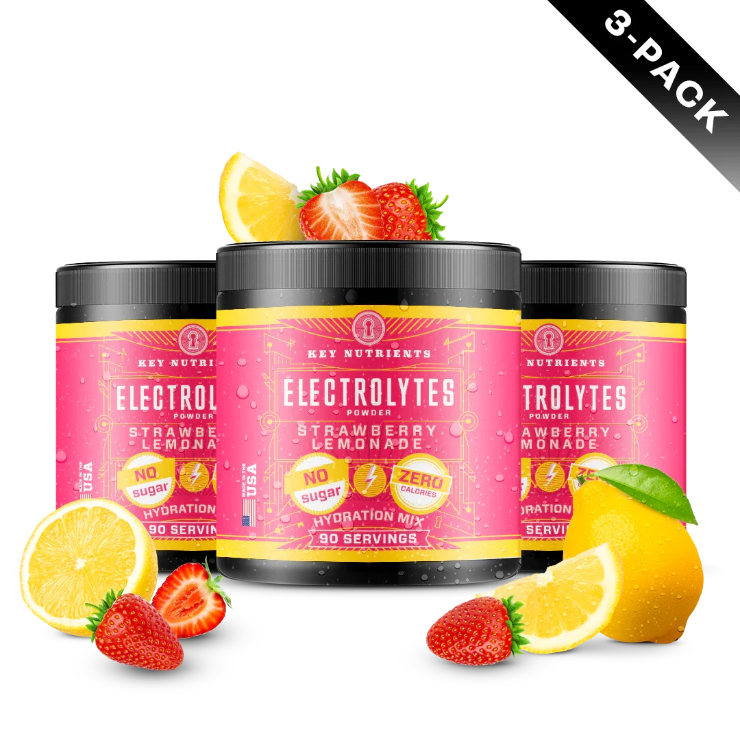 Polvo de Electrolitos Sin Azúcar Key Nutrients | Electrolyte Recovery Plus Powder Sugar-Free