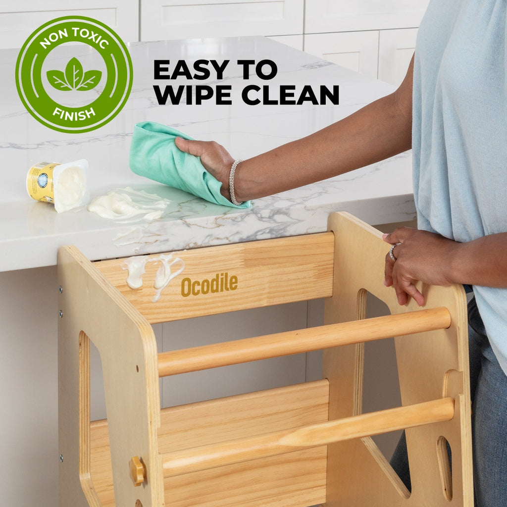 Montessori Toddler Tower - Adjustable Kitchen Stool Helper