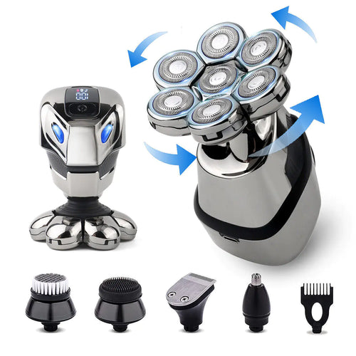 Afeitadora 7D Inalámbrica 5 en 1 | 7D Cordless Shaver 5-in-1 for Men