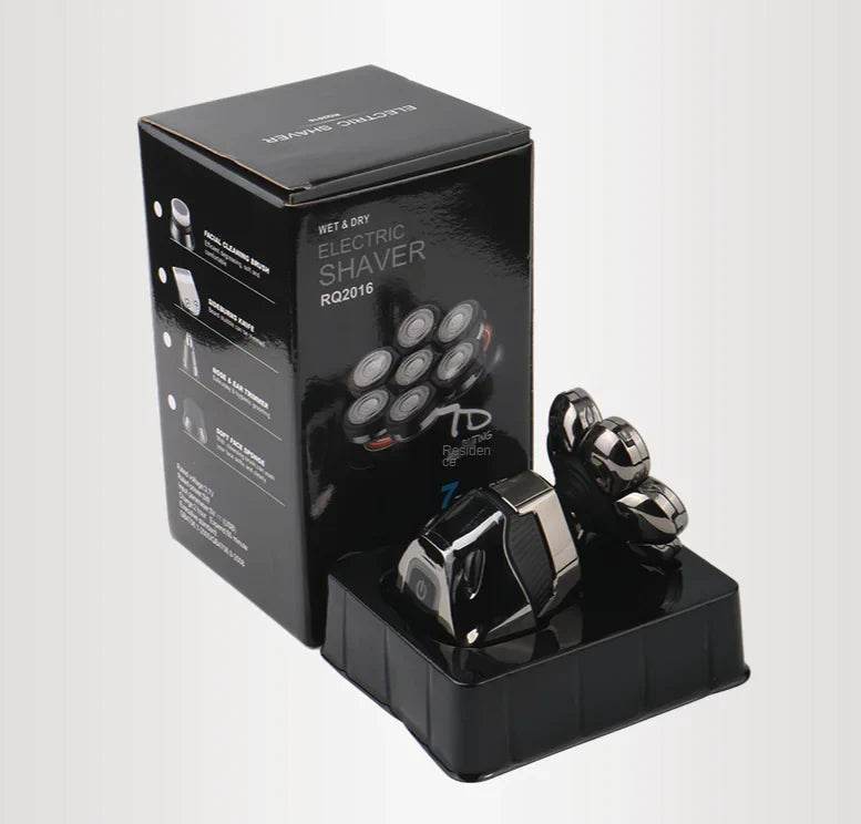 Afeitadora 7D Inalámbrica 5 en 1 | 7D Cordless Shaver 5-in-1 for Men