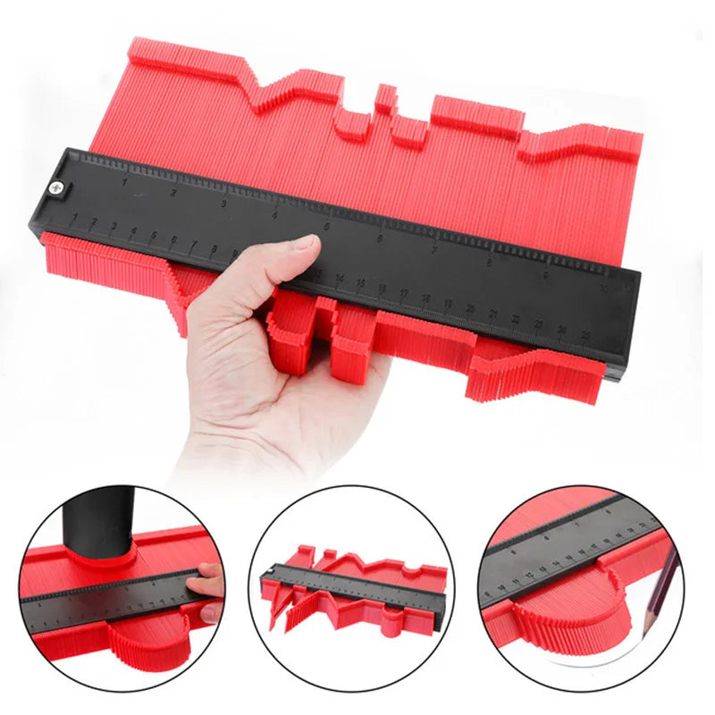 Profile Duplication Gauge Shape Gauge Duplicator Plastic Contour Copy Duplicator Magic Measuring Tool for Woodworking Tool