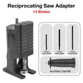 3/9Pcs Multipurpose Reciprocating Saw Adapter Kit Portable Electric Jig Saw for Cutting Wood/Pvc/Metal Home DIY Woodworking Tool