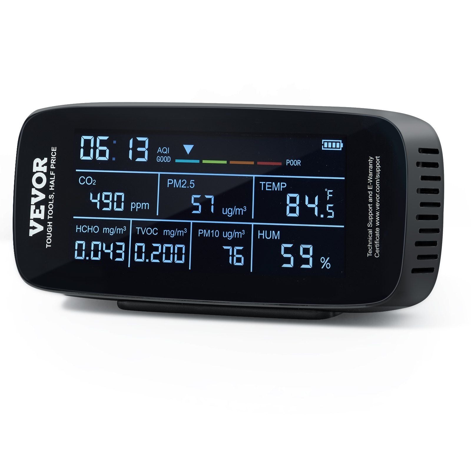 Monitor de Calidad de Aire 9-en-1 | Air Quality Monitor 9-IN-1