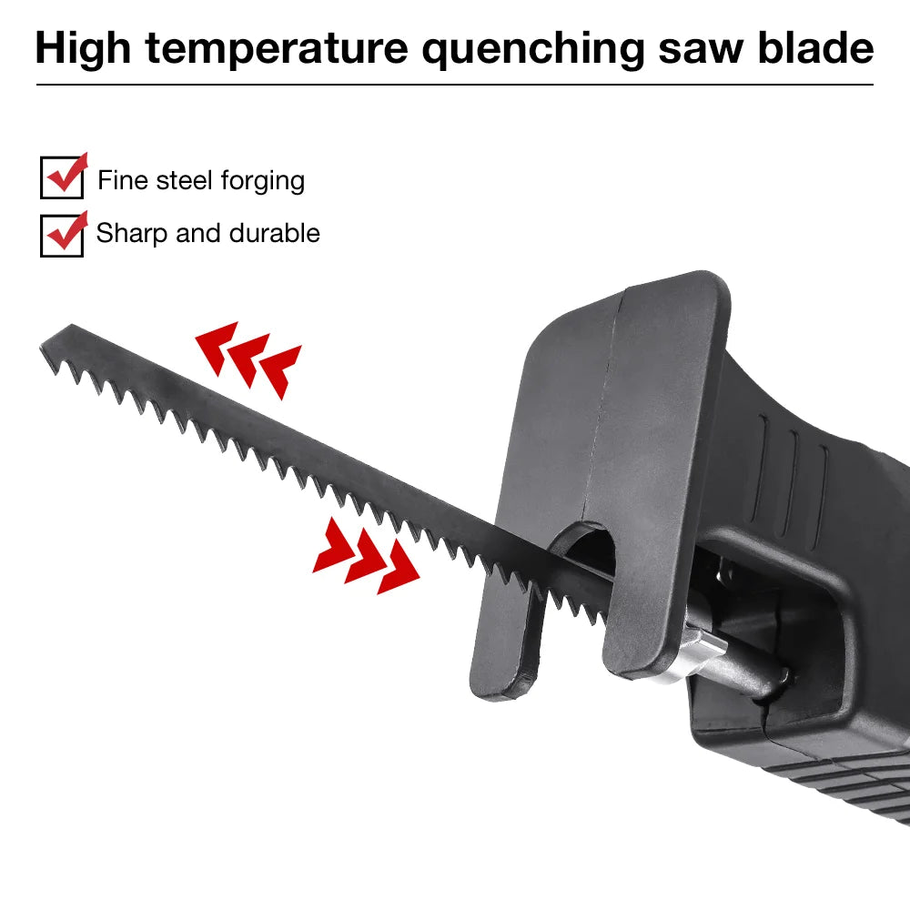 3/9Pcs Multipurpose Reciprocating Saw Adapter Kit Portable Electric Jig Saw for Cutting Wood/Pvc/Metal Home DIY Woodworking Tool