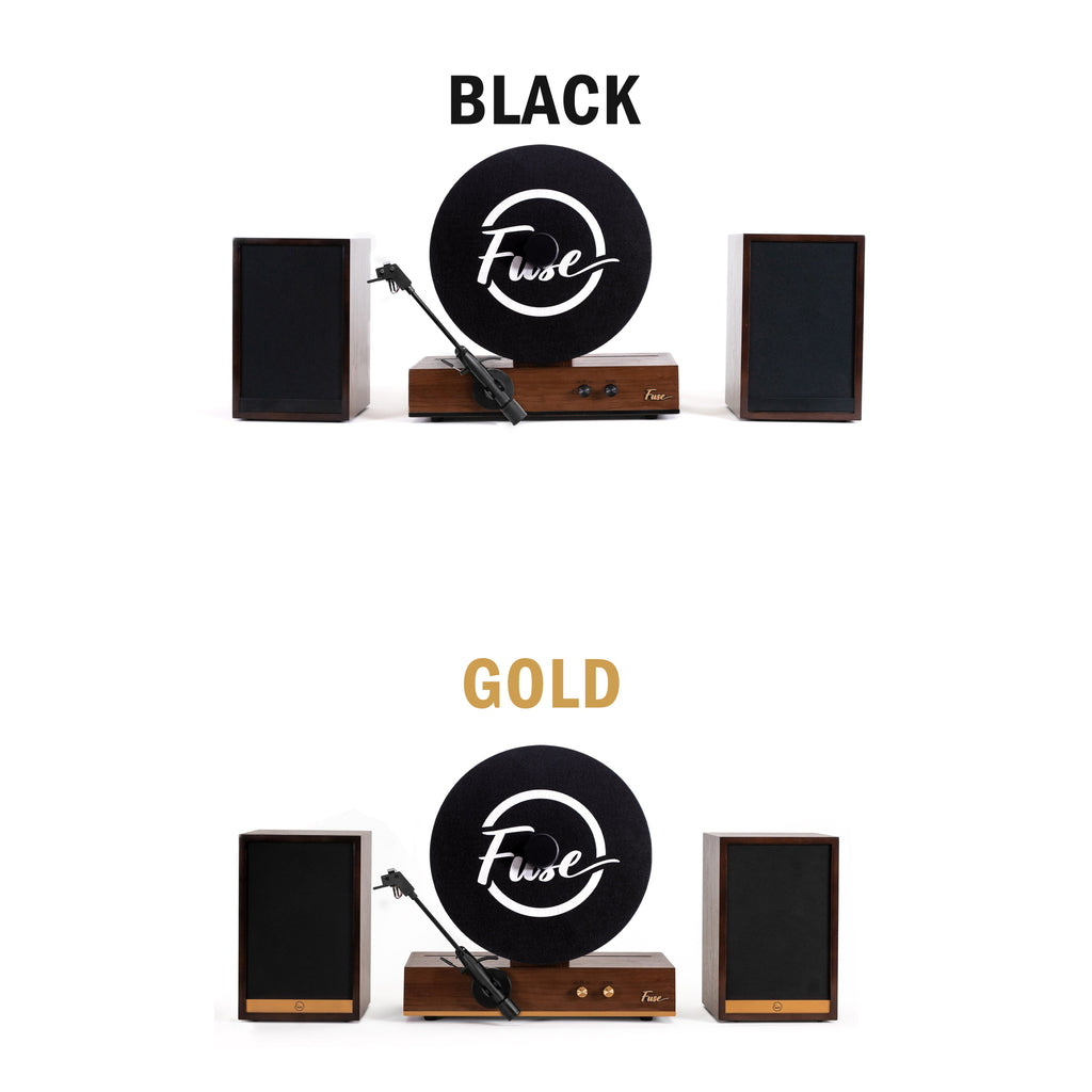 Fuse Audio GLD – Tocadiscos Vertical de Vinilo | Vertical Vinyl Record Player