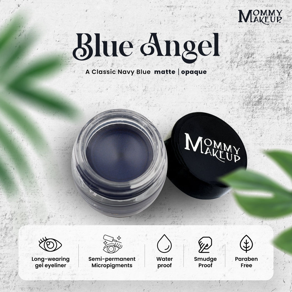 Delineador en Gel Waterproof Blue Angel — Larga Duración y a Prueba de Agua | Mommy Makeup
