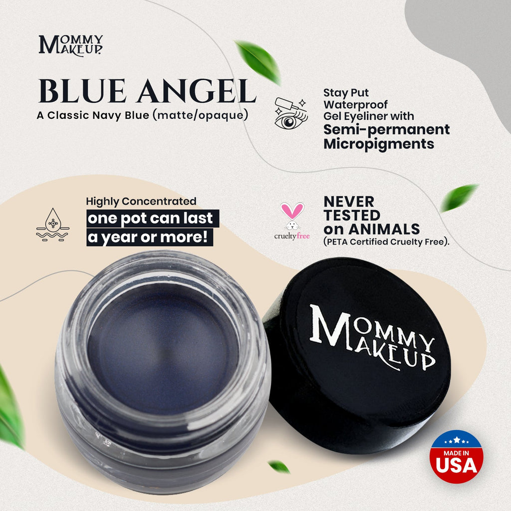Delineador en Gel Waterproof Blue Angel — Larga Duración y a Prueba de Agua | Mommy Makeup