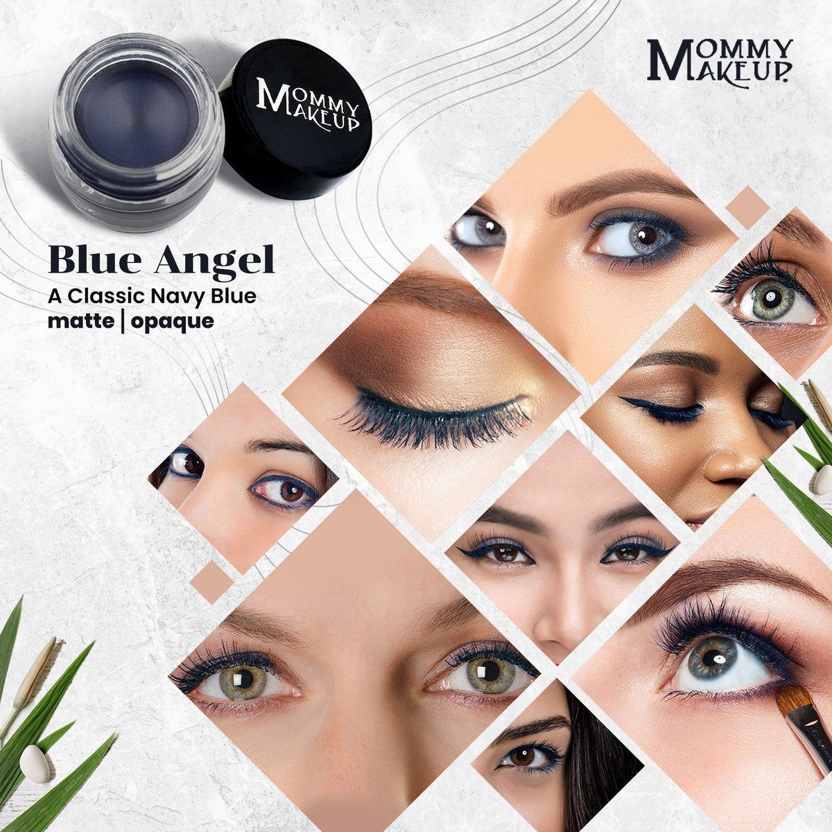 Delineador en Gel Waterproof Blue Angel — Larga Duración y a Prueba de Agua | Mommy Makeup