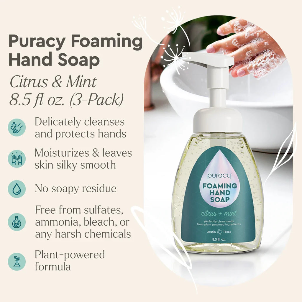 Jabón Espuma de Manos Puracy — Origen Vegetal | Foaming Hand Soap