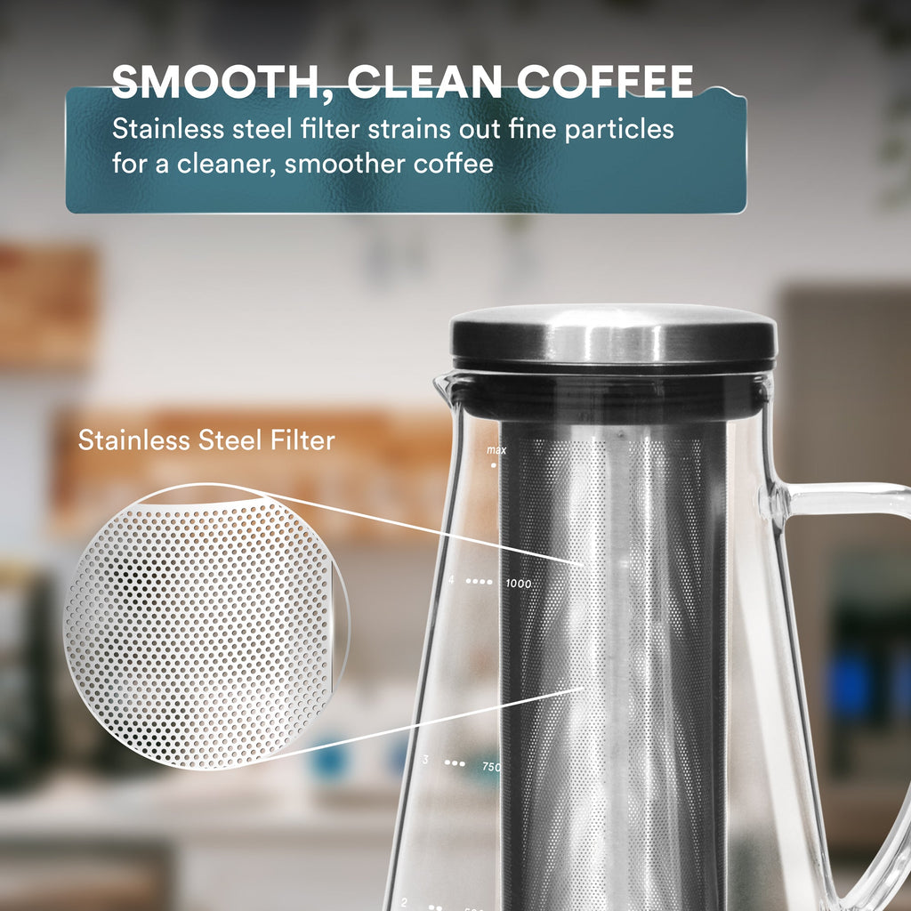 Cafetera Cold Brew Maker — Café Frío en Casa (1.0L / 1.5L) | Ovalware