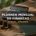 Planner Mensual de Finanzas Personales (PDF)