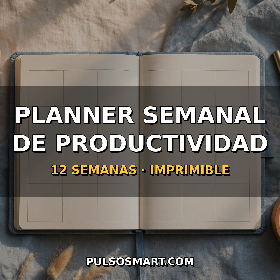 Planner Semanal de Productividad (PDF)