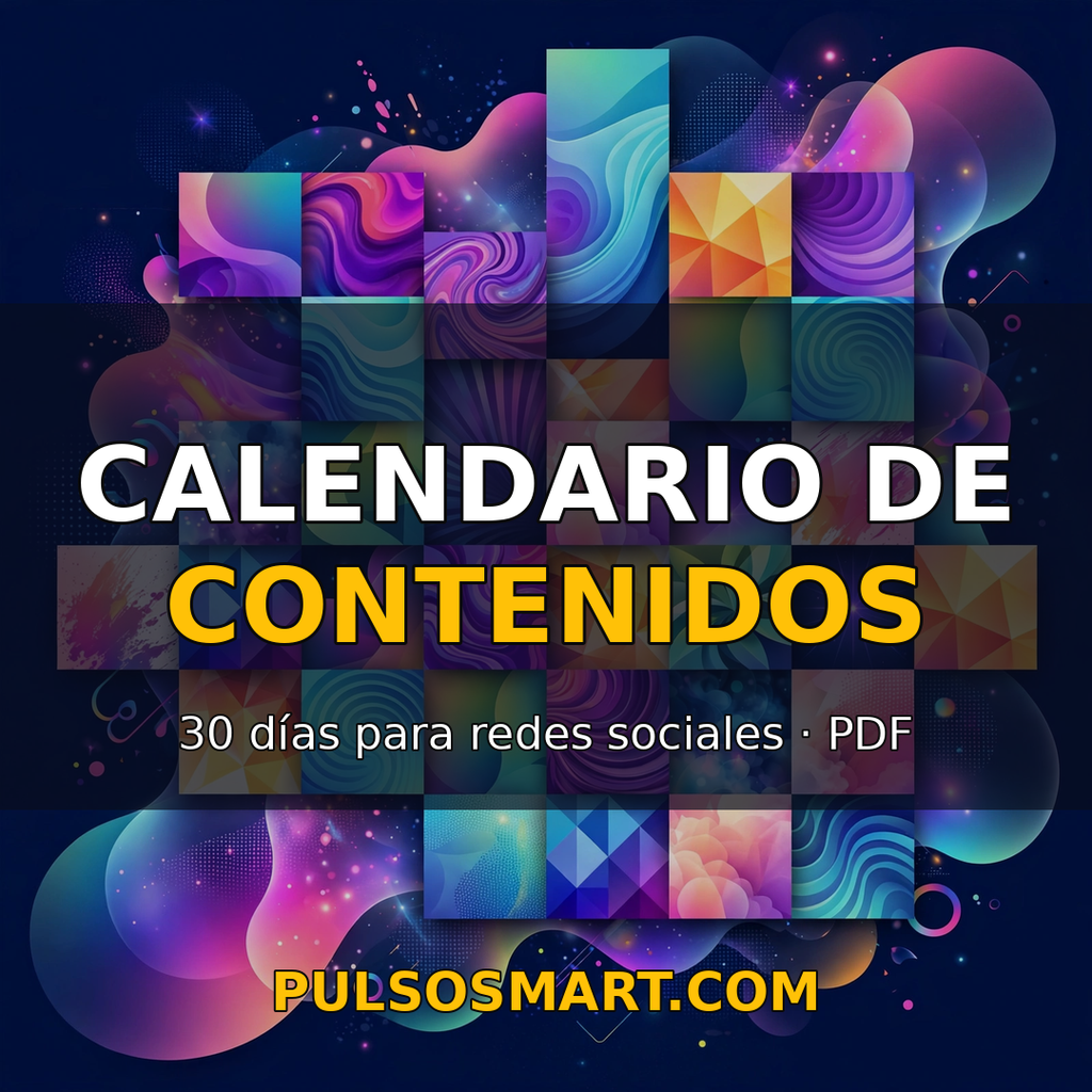 Plantilla: Calendario de Contenidos 30 Días (PDF)