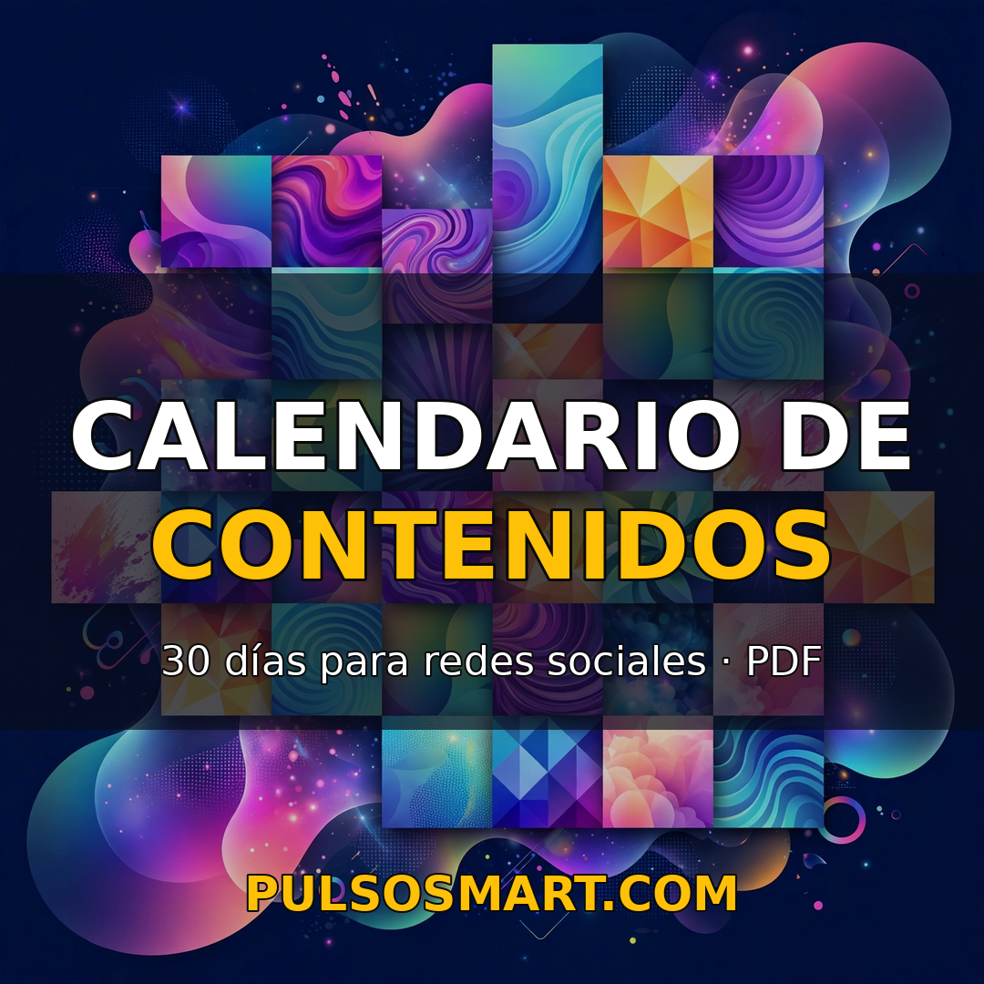Plantilla: Calendario de Contenidos 30 Días (PDF)