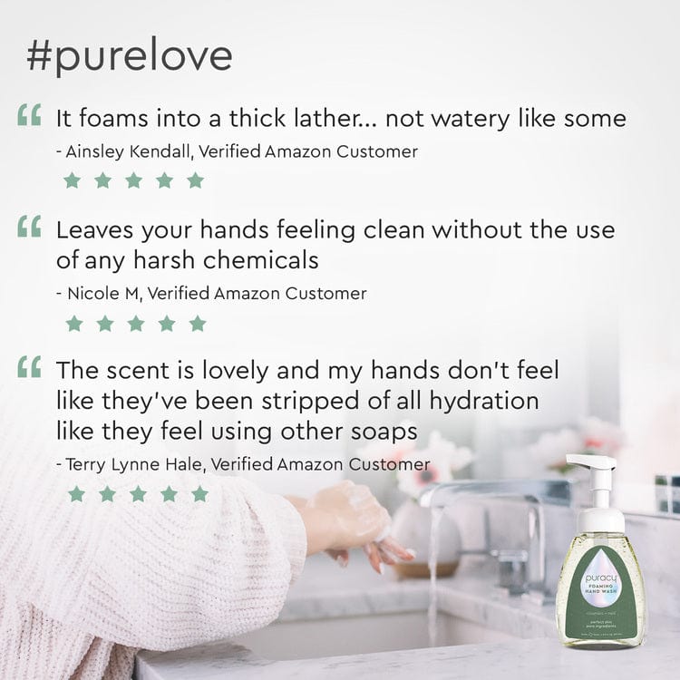Jabón Espuma de Manos Puracy — Origen Vegetal | Foaming Hand Soap