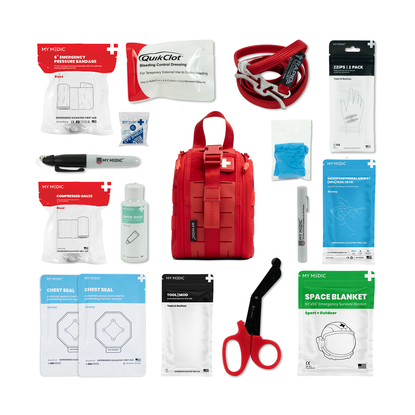 TFAK™ – Kit de Primeros Auxilios Táctico | Tactical First Aid Kit