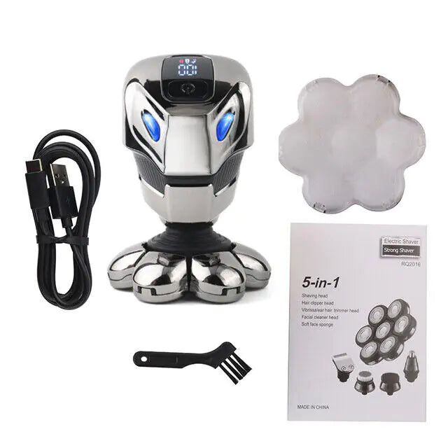 Afeitadora 7D Inalámbrica 5 en 1 | 7D Cordless Shaver 5-in-1 for Men